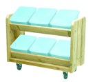 Outdoor Trolley B96 x D44 x H65 RedWood met 6 Bakken Tangara Groothandel Kinderopvang en kinderdagverblijf inrichting (128)